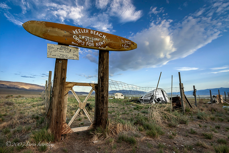 keeler swimming pool sign